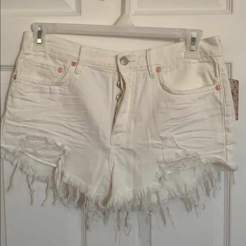 White Free People Shorts